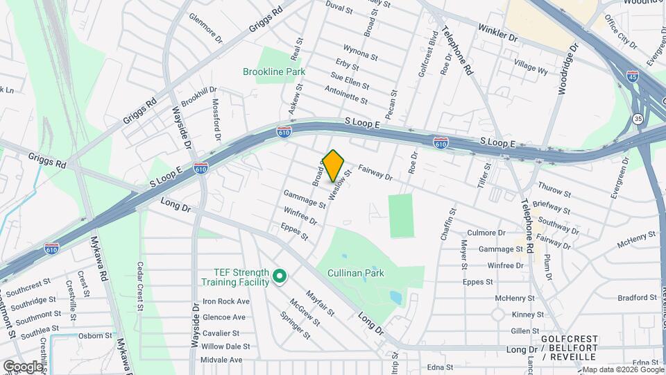 3810 Weslow St Map and Location Details