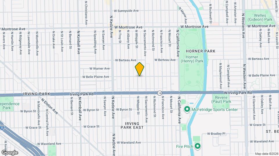 4057 N Whipple St, Unit 2 Map and Location Details