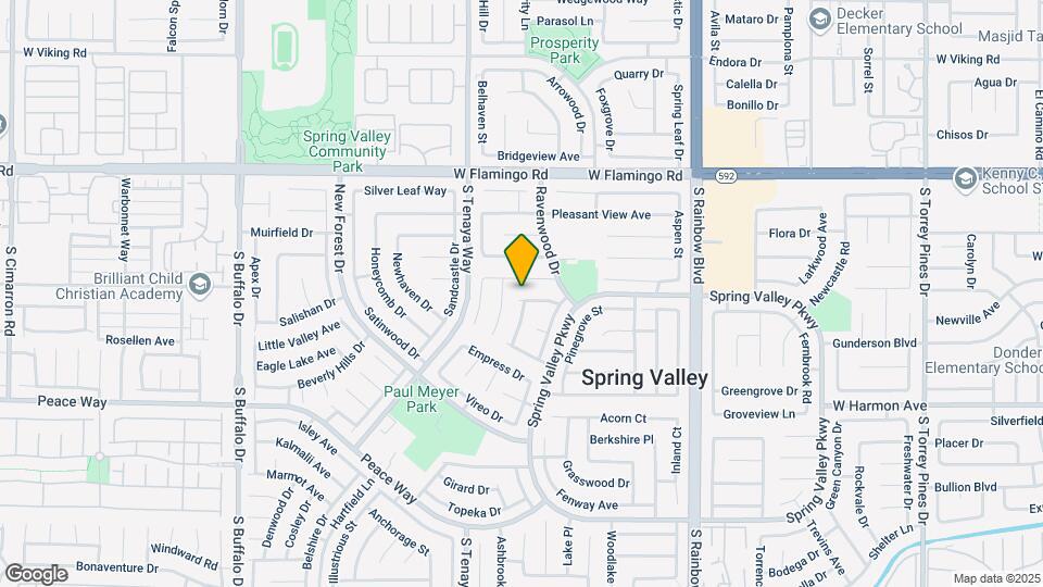 7246 Galley Dr Map and Location Details