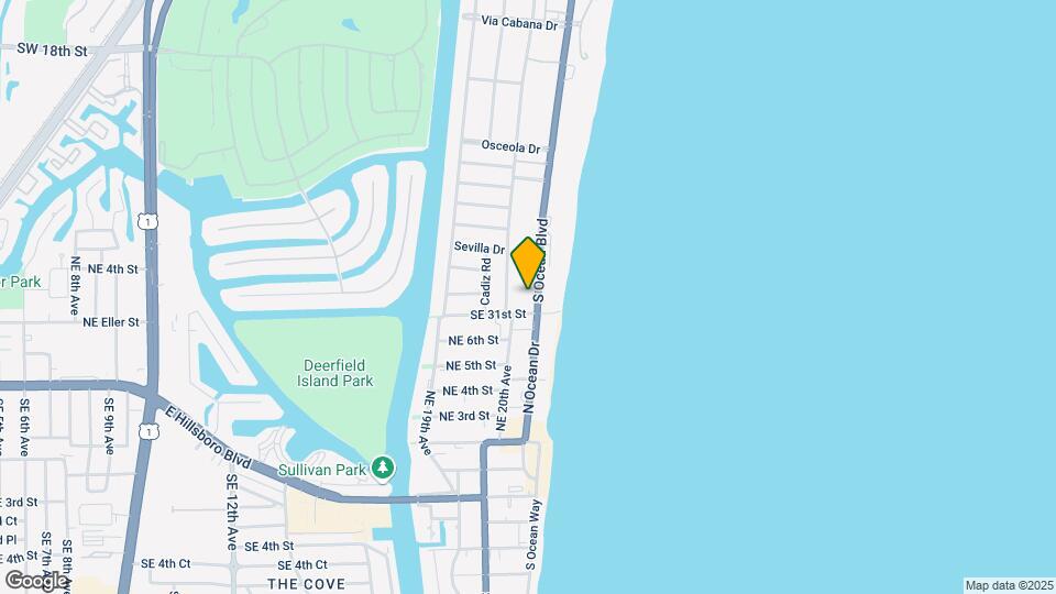 Boca Reefs Condominiums Map and Location Details
