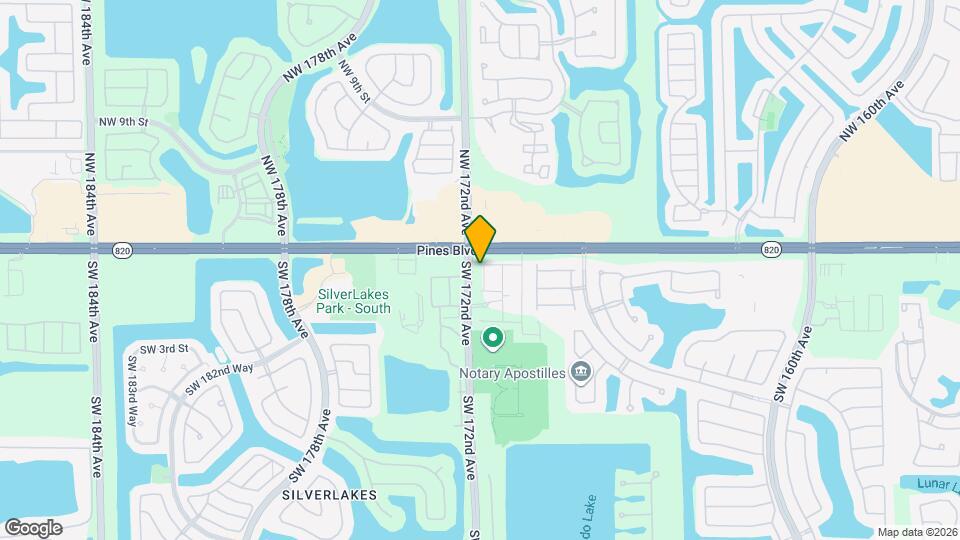 110 SW 171st Wy Map and Location Details