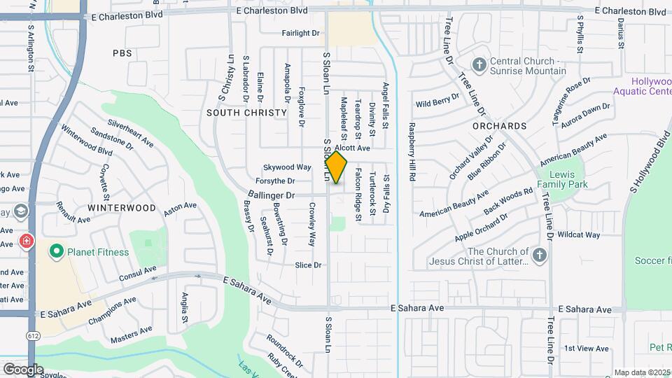 5832 Ballinger Dr Map and Location Details
