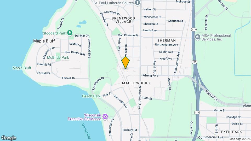 1310 Hooker Ave Map and Location Details