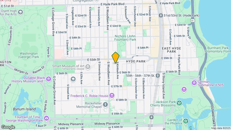5524 S Kimbark Ave Map and Location Details