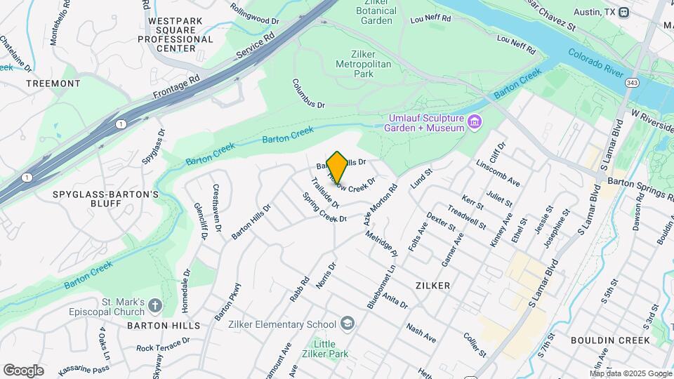1213 Hollow Creek Dr Map and Location Details