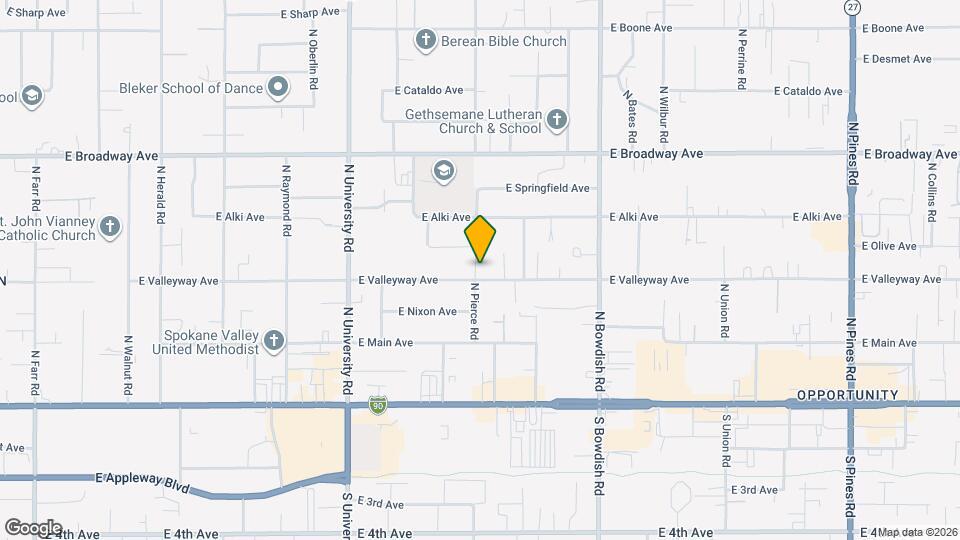 408 N Pierce Rd, Unit 1 Map and Location Details