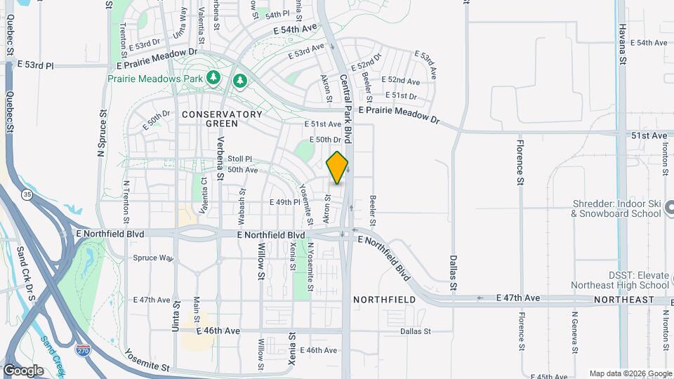 4976 Akron St Map and Location Details