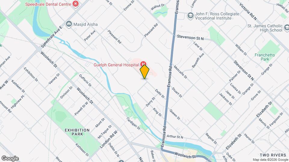 100 Delhi St Map and Location Details