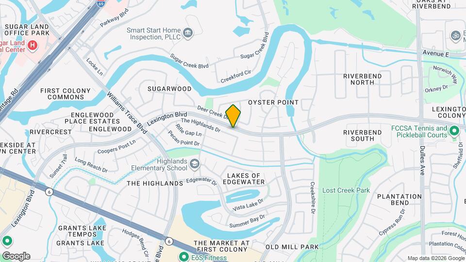 3219 The Highlands Dr Map and Location Details