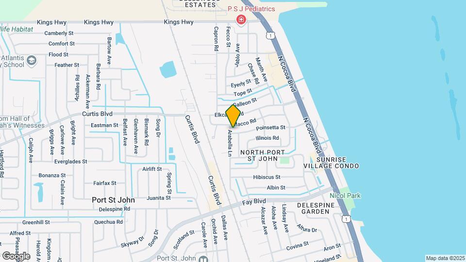 960 Poinsetta St Mapa y Detalles de la Ubicación