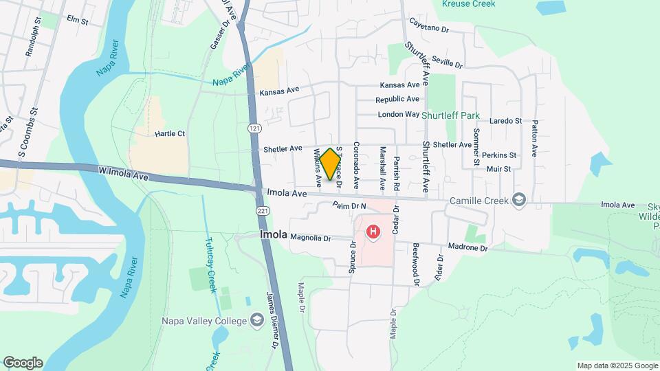 1070-1076 Imola Ave Mapa y Detalles de la Ubicación
