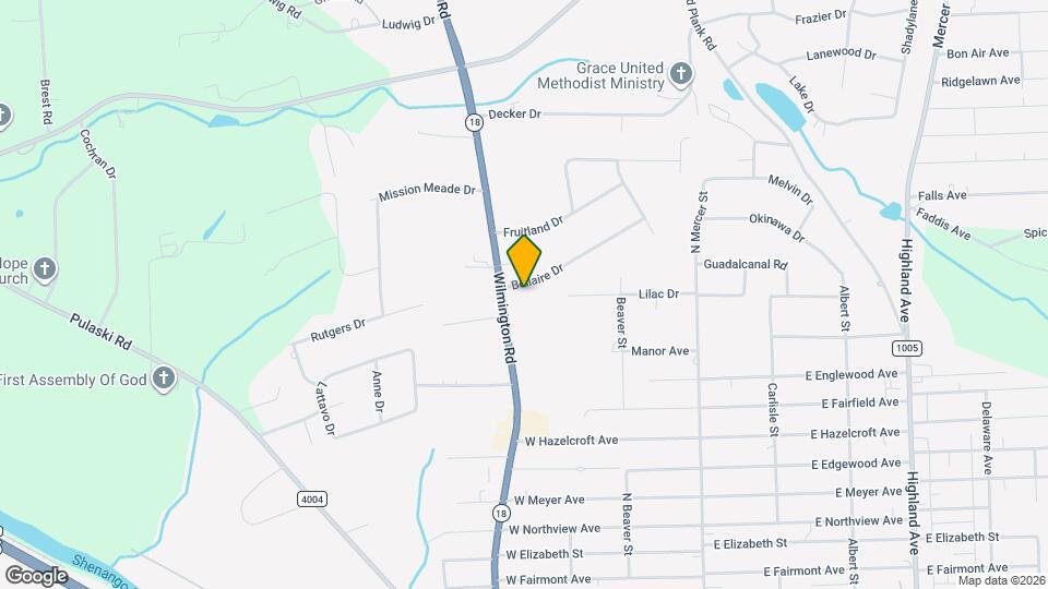 2508 Wilmington Rd Map and Location Details