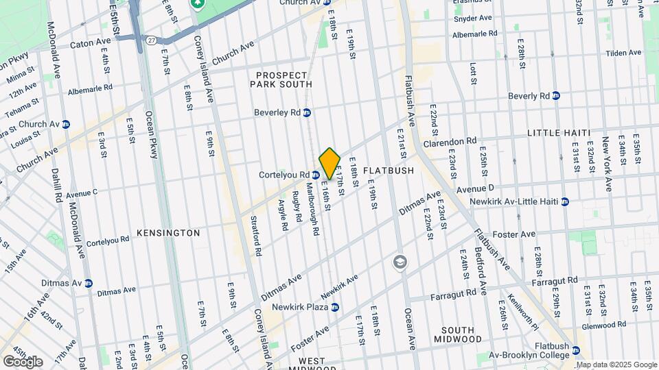 405 E 16th St Map and Location Details