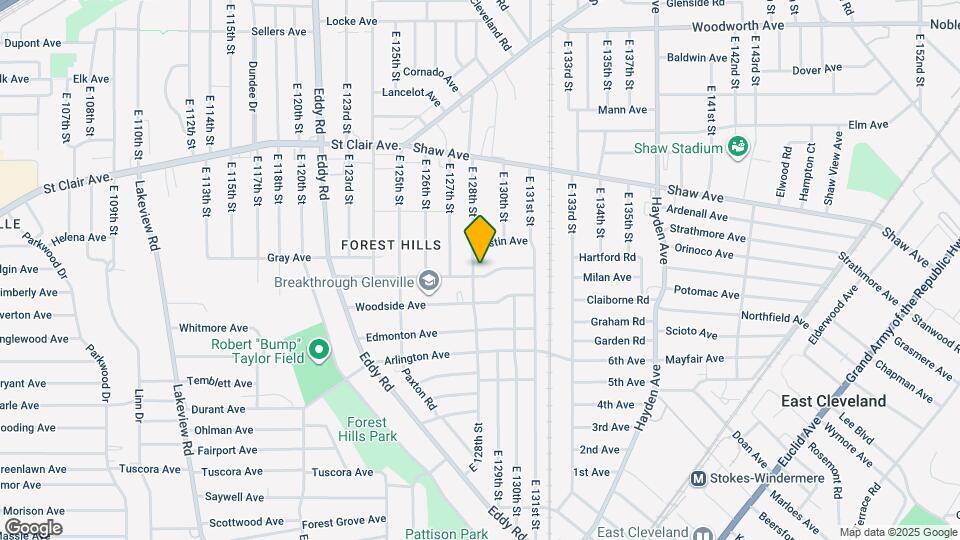 733 E 128th St Map and Location Details