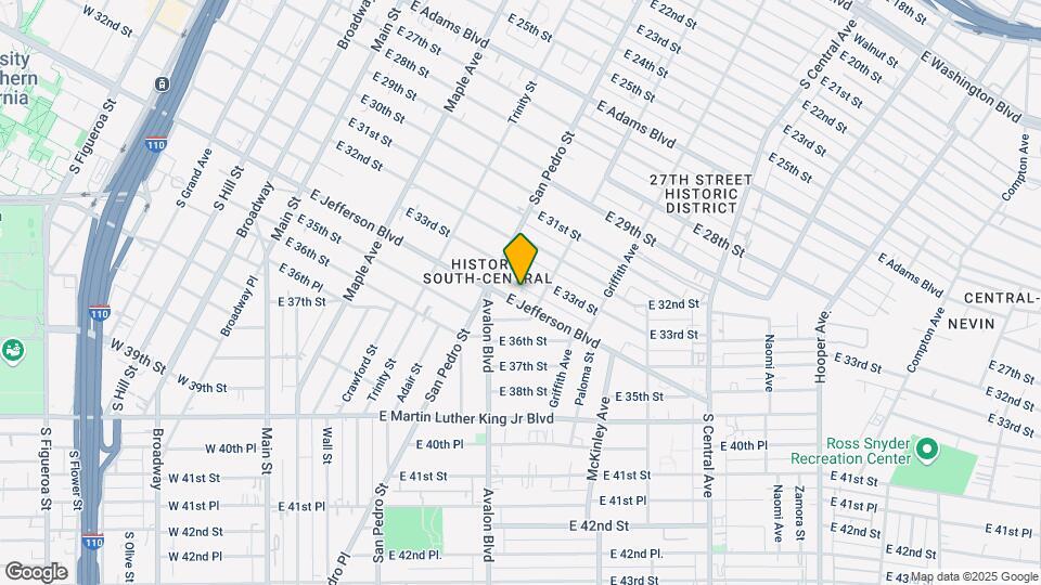 731 E Jefferson Blvd Map and Location Details