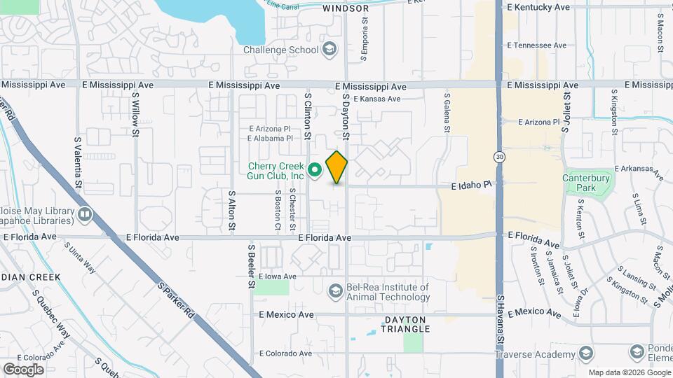 9675 E Idaho Pl Map and Location Details