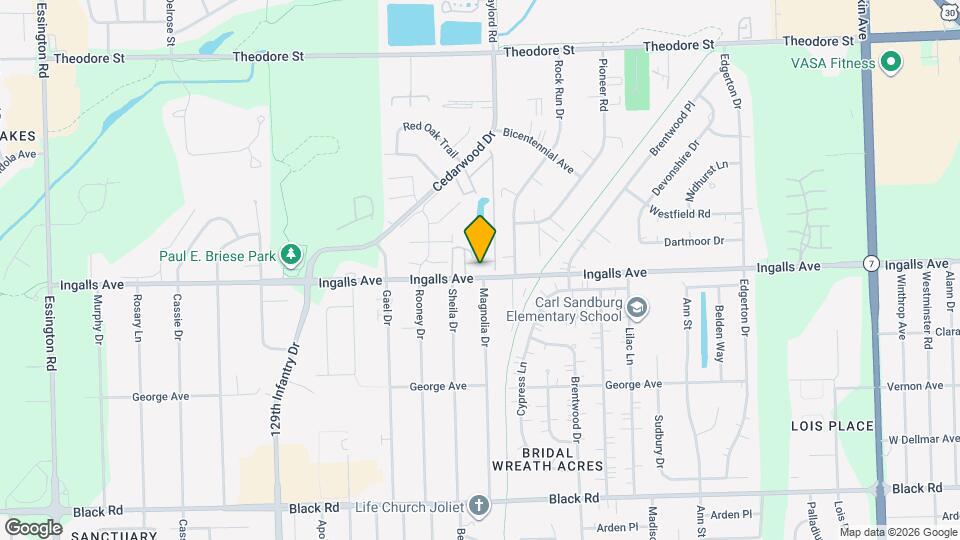 Willow Run of Crest Hill Mapa y Detalles de la Ubicación