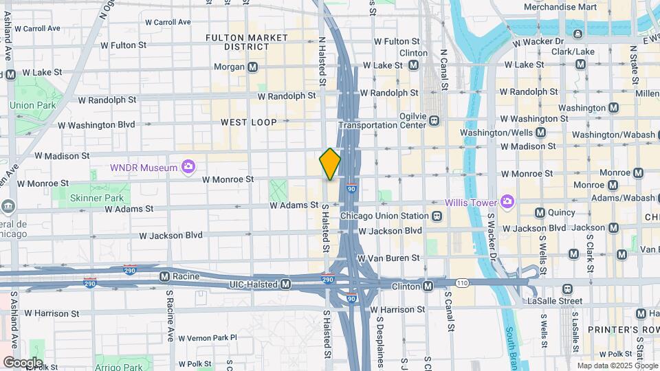 101 S Halsted St Map and Location Details