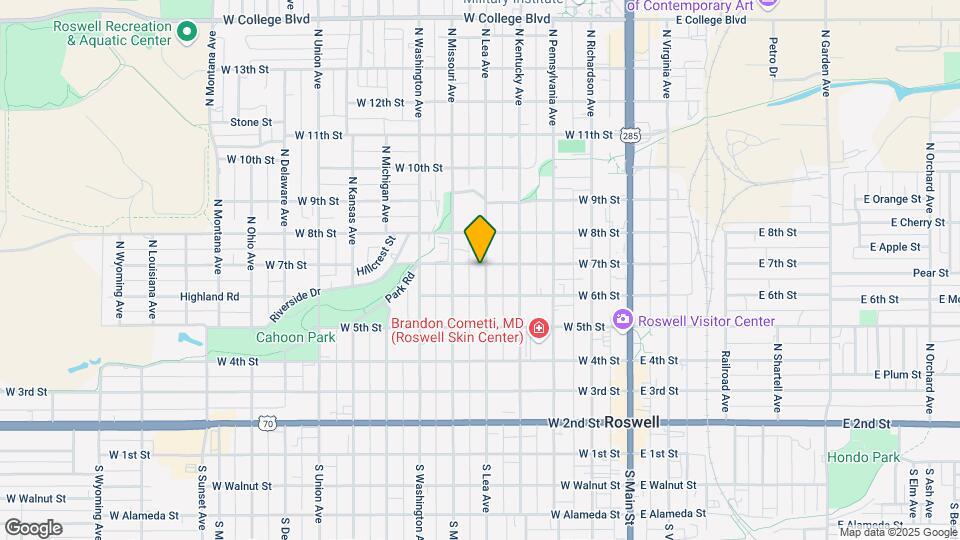 610 N Lea Ave Map and Location Details