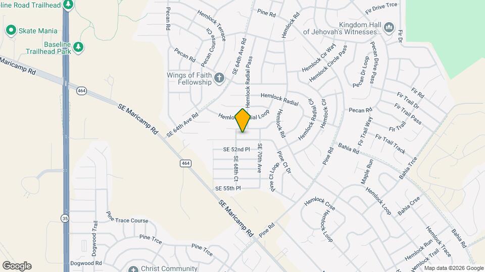 6875 SE 52nd St Map and Location Details