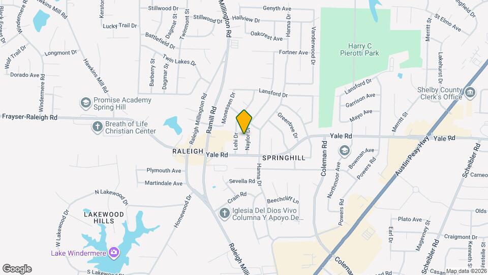 3519 Naylor Dr Map and Location Details