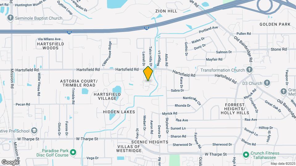 2314 Hartsfield Way Map and Location Details