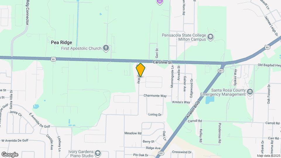 4538 Chantilly Way Map and Location Details