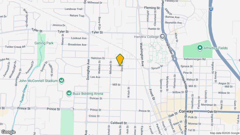 1361 Davis St Map and Location Details