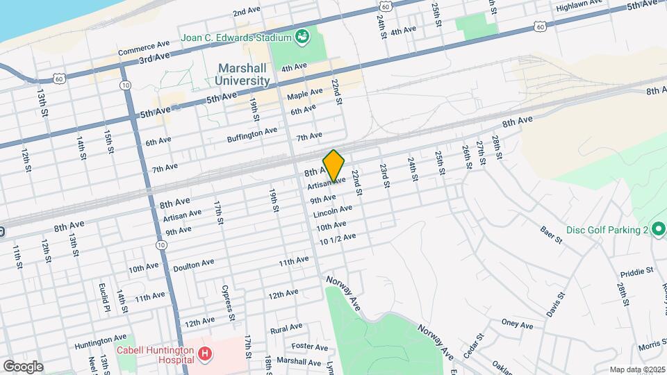 826 21st St Map and Location Details