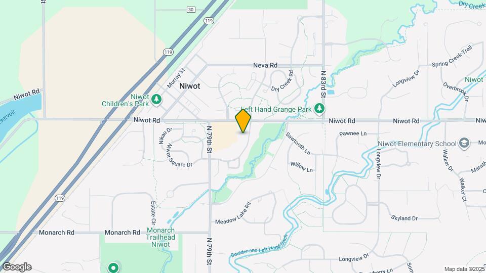 8050 Niwot Rd Map and Location Details