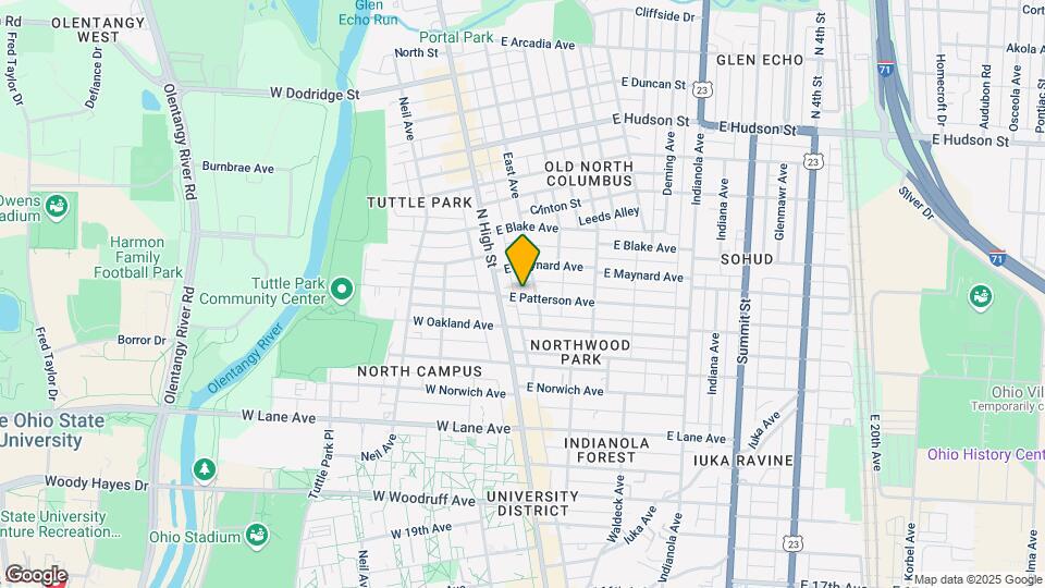 34 - 36 E. Patterson Columbus Ohio Mapa y Detalles de la Ubicación