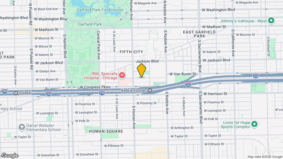 3329 W Van Buren St Map and Location Details