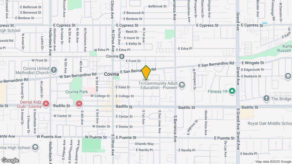 308 E School St Mapa y Detalles de la Ubicación