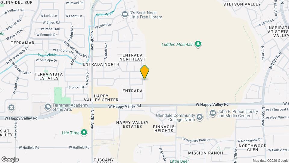 25227 N 63rd Dr Map and Location Details