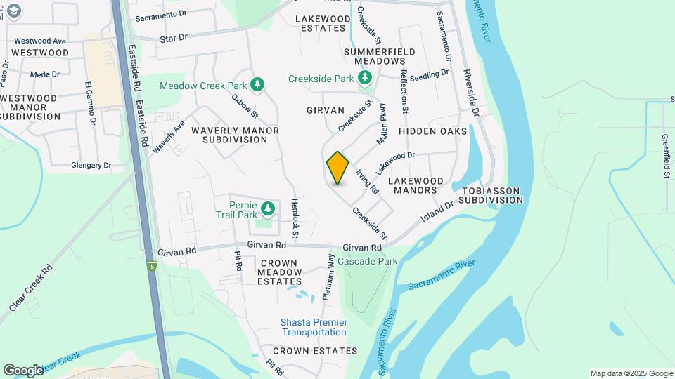 6827 Creekside St Map and Location Details