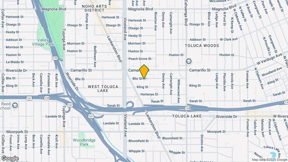 10852 Blix St Mapa y Detalles de la Ubicación