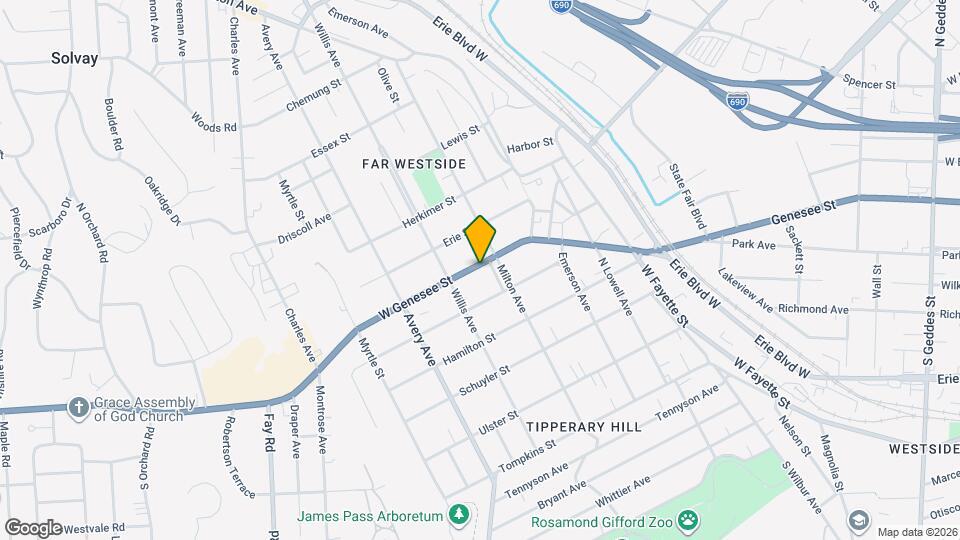 1723 W Genesee St Map and Location Details