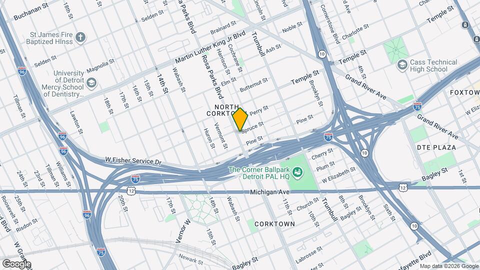 2638 Rosa Parks Blvd, Unit 6 Map and Location Details