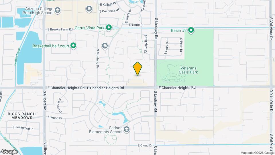 3830 E Rainbow Dr Mapa y Detalles de la Ubicación