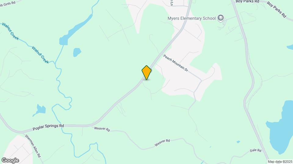 4836 Poplar Springs Rd Map and Location Details