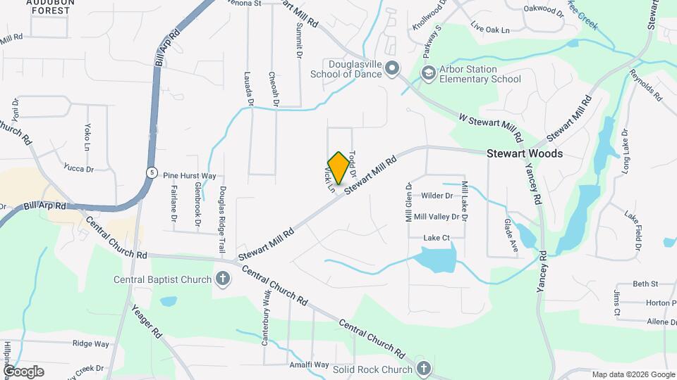 5614 Stewart Mill Rd Map and Location Details