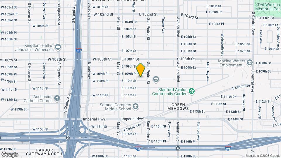 227 E 110th St Map and Location Details