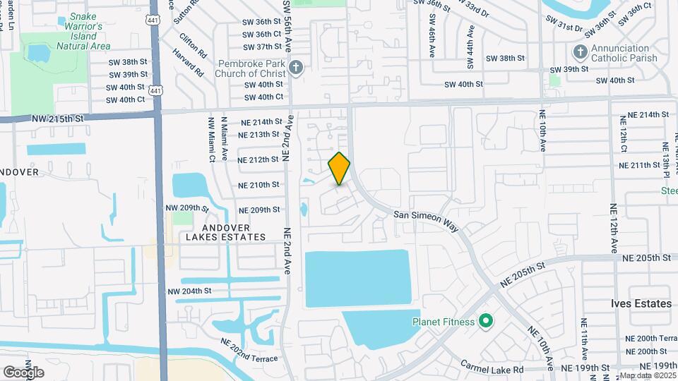 435 NE 210th Cir Terrace Map and Location Details