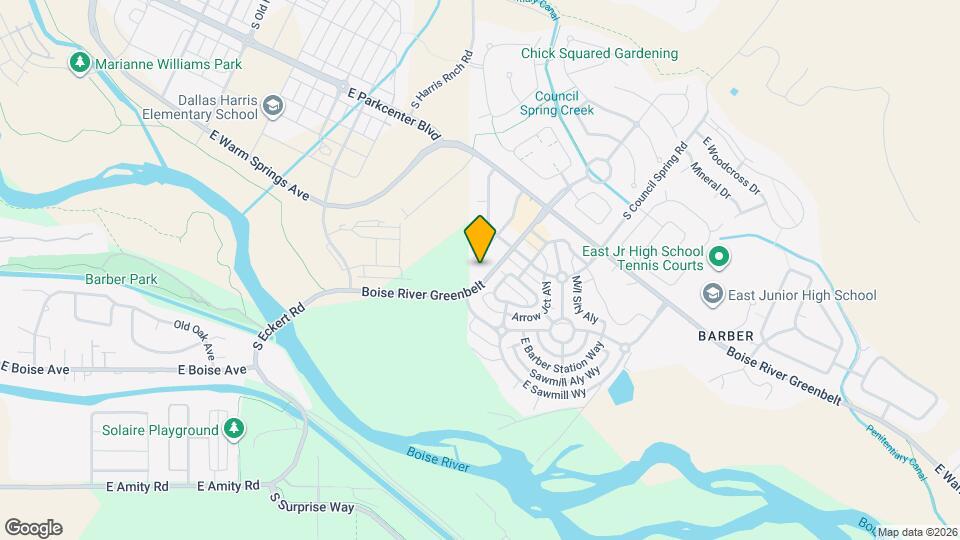 3846 S Caddis Pl Map and Location Details