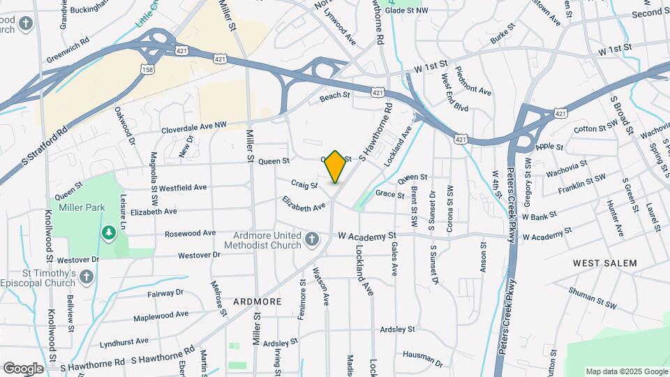 448 S Hawthorne Rd Map and Location Details