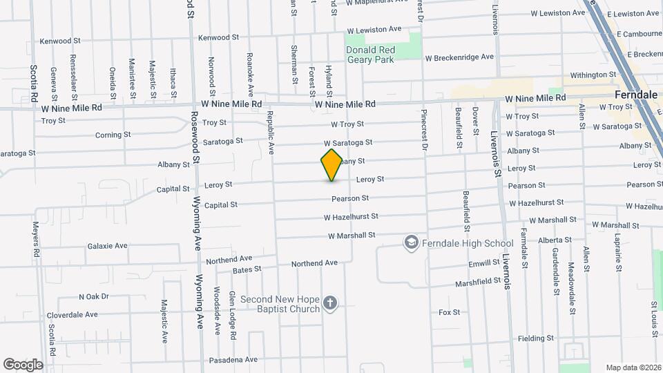 1557 Leroy St, Unit 40F Map and Location Details