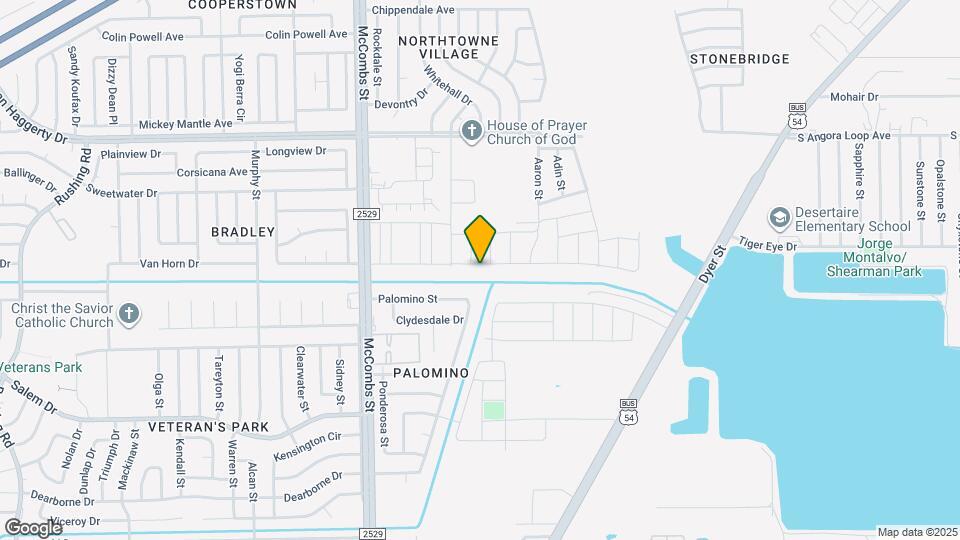 5924 Dalhart Dr Map and Location Details