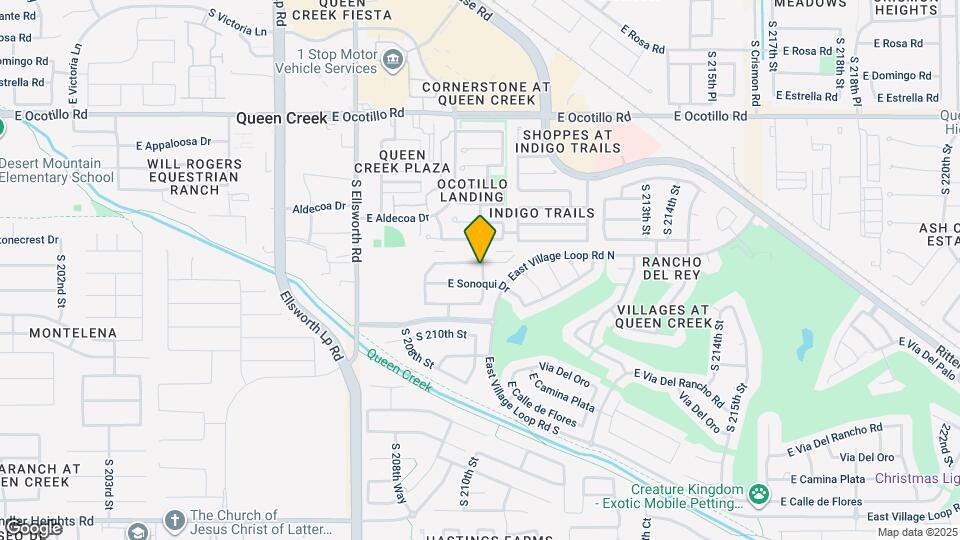 20991 E Desert Hills Blvd Map and Location Details
