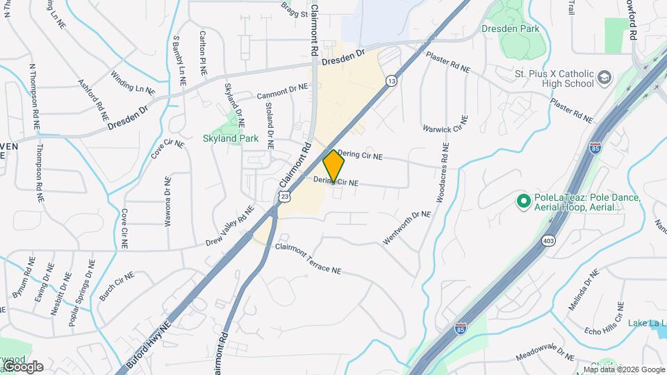 1950 Bainbridge Ln Map and Location Details