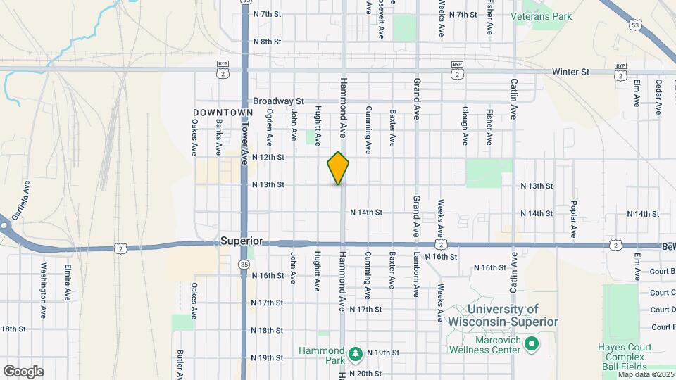 1301-1303 Hammond Ave Map and Location Details